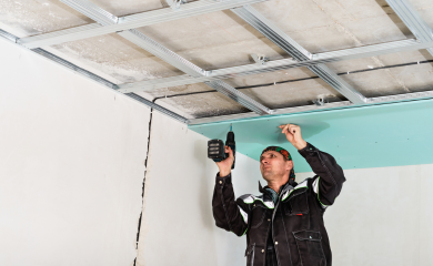 Gypsum Ceiling & Light Partition in dubai
